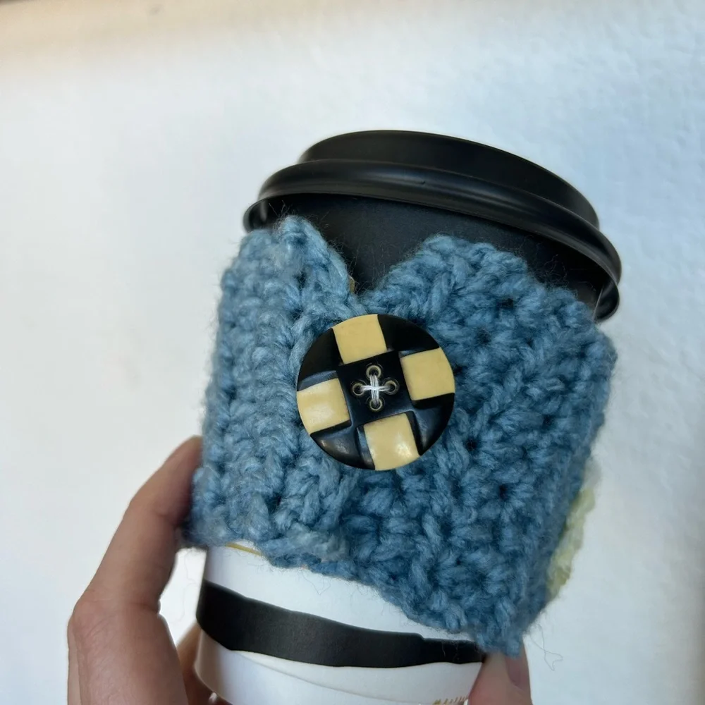Cat coffee cozy